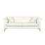 Canapé Chesterfield, canapé Stanford, canapé Chesterfield de haute qualité, canapé en tissu beige, touffeté et froissé; canapé Stanford contemporain. Canapé capitonné avec accoudoirs et dossier à volutes-1291963975