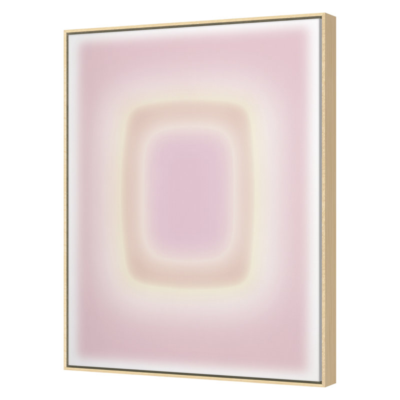 Blur Continuum 12 Print by Renee Stramel, Maple, 45" H x 34" W x 1.88" D