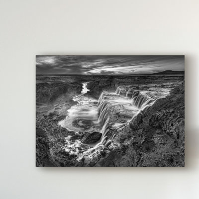 «Black and White Desert View II» par David Drost - reproduction de photo sur toile
