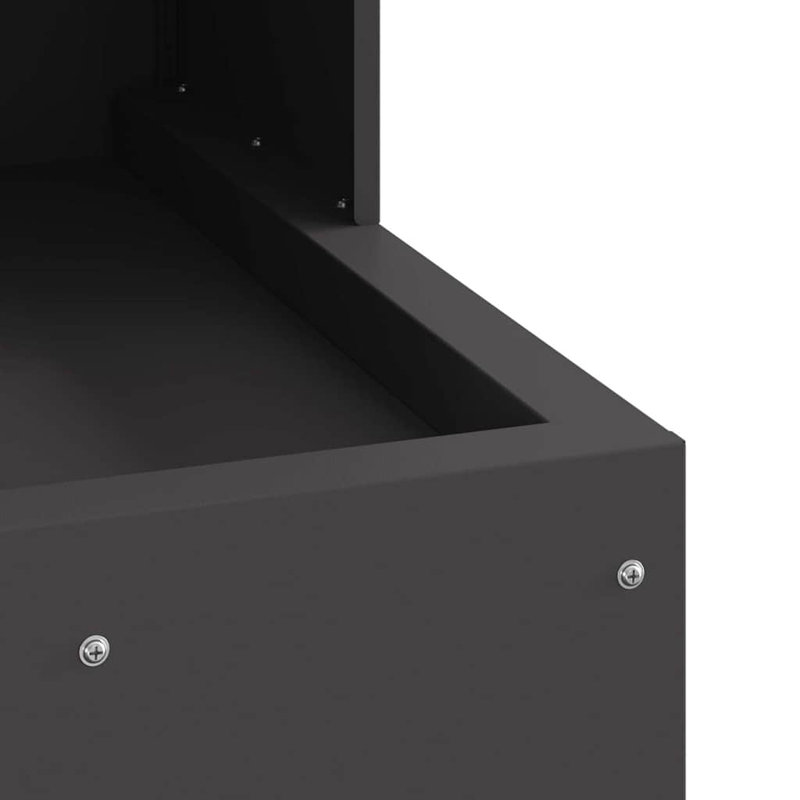 Modern Outdoor Fire Pit, Black
