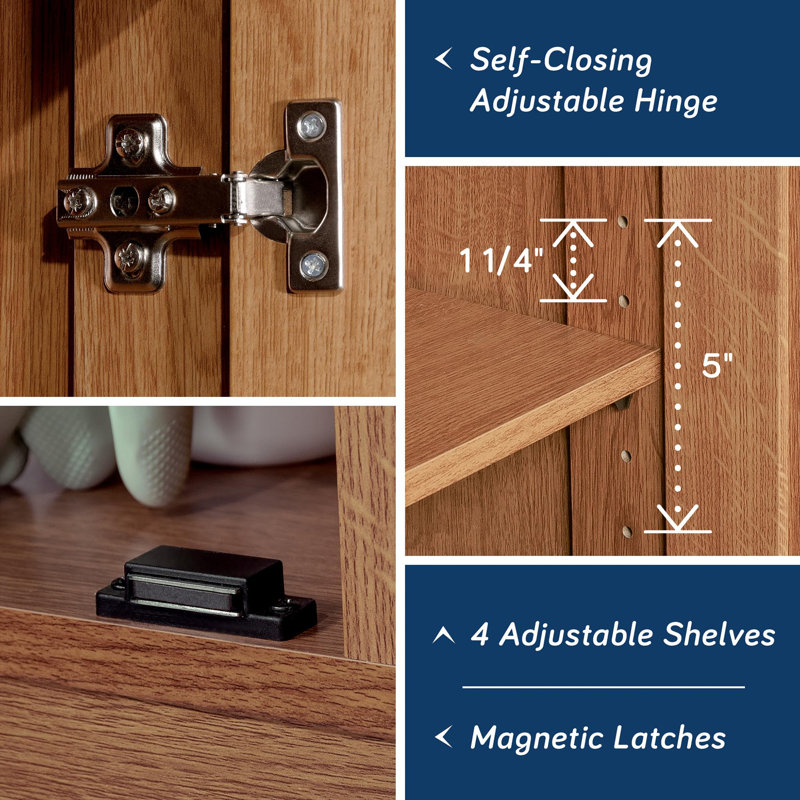 Armoire de rangement / garde-manger, finition, Chêne Highland