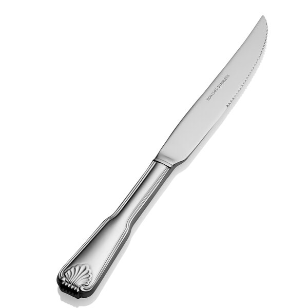 Bon Chef Shell 12 Piece Stainless Steel Steak Knife Set | Wayfair