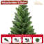 Ensemble de 2 arbres de Noël de table avec base en ciment en toile de jute pour bureau, table, bureau et décoration intérieure