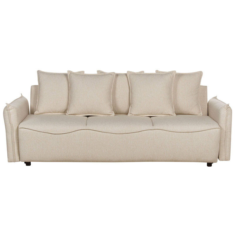 Angleica 3 Seater Sofa Bed, Beige