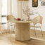 Cuji 47'' Round Pedestal Dining Table-1615695843