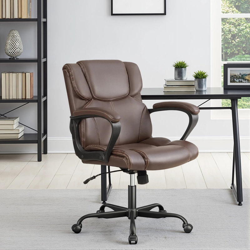 Winston Porter Rafal Executive Chair, Brown