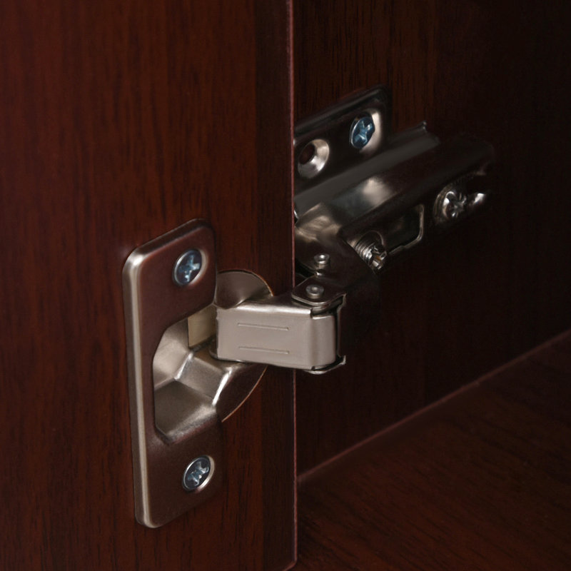 Armoire de rangement mobile brune et support pour imprimante avec tiroir, amplement pour les articles de bureau, compact à placer sous le bureau, freins verrouillables à 4 roues, - surface en bois de particules