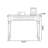 Solid Wood Rectangular Console Table-2007371372-2007371375