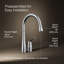 Simplice Pull Down Kitchen Sink Faucet with Three-Function Sprayhead, Two-Hole Installation-2619774