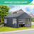 Heavy Duty Carport With Removable Sidewalls & Doors-106403052