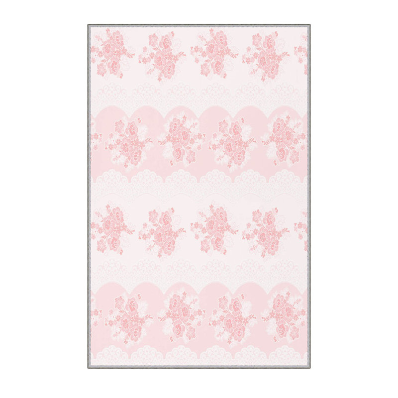 Stylish Hall Carpet, 2.6 x 6.6 Feet, 100% Polyester, 0.3 in Pile Height | Antibacterial, Non-Slip PVC Felt Dot Underside | 3D Digital Print, Machine Washable, Ideal for Entryway & Living Spaces