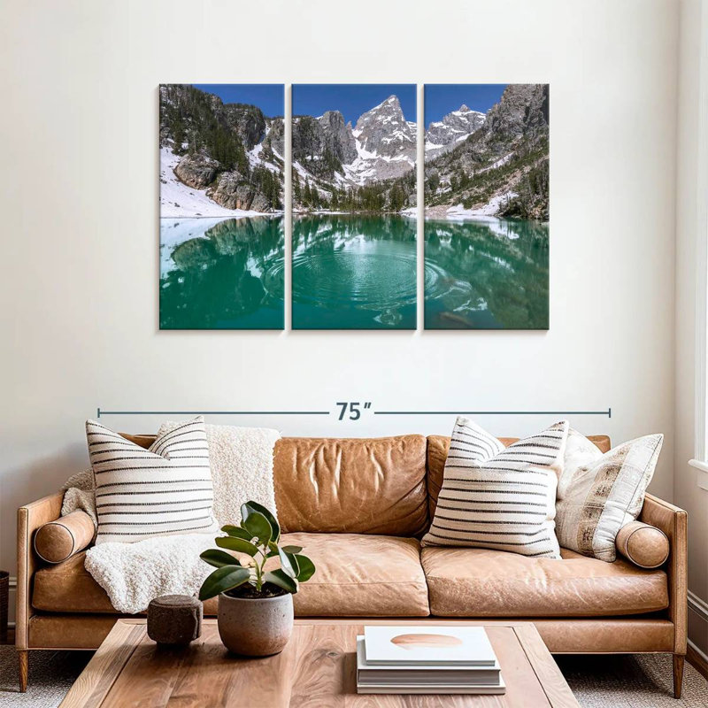 Alvord Delta Lake Grand Teton, H 36 po x l 57 po
