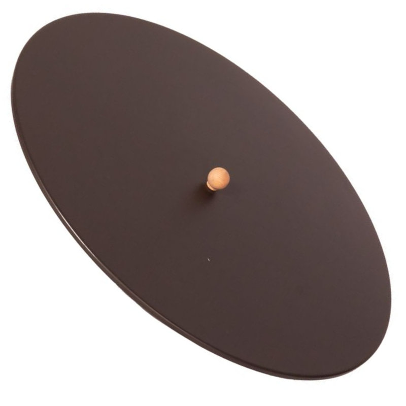 Aven Round Steel Wood Burning Smokeless Fire Pit, Brown, 4cm H x 98cm W x 98cm D
