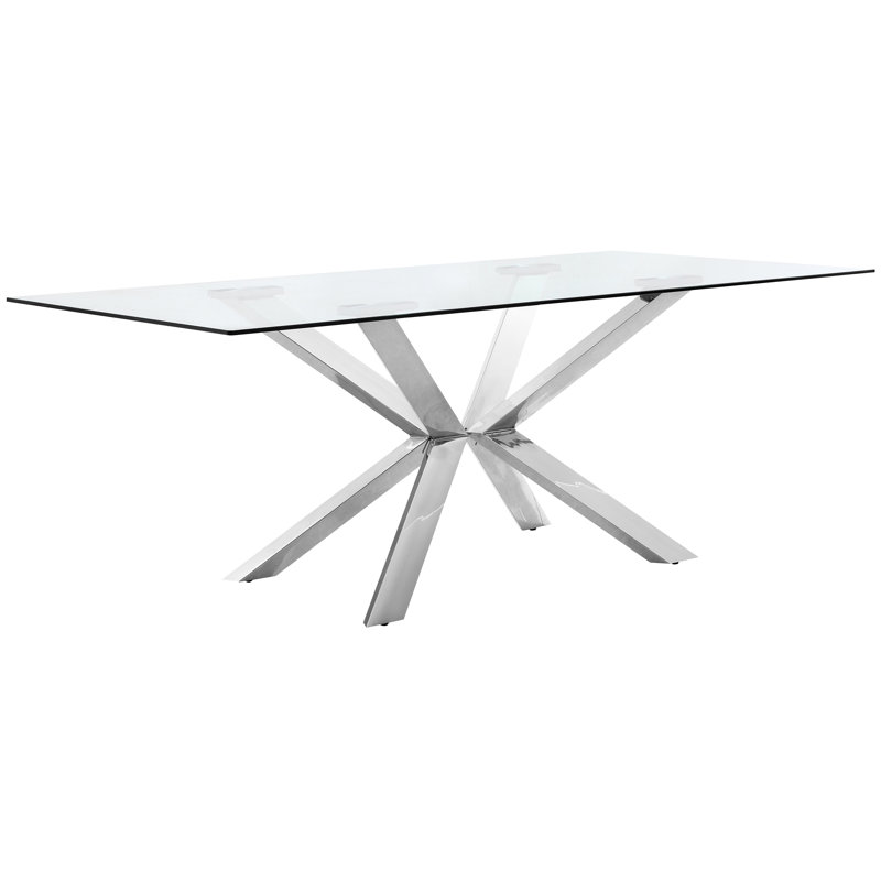 Juno Wilham Dining Table, Chrome