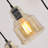 Nickelson 3 - Light Antique Black Cognac Glass Cluster Bell Pendant