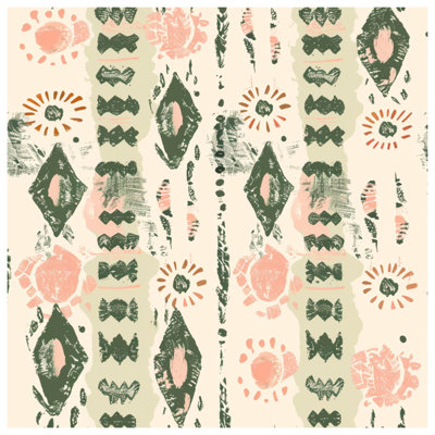 Housses de couette à motif tribal abstrait