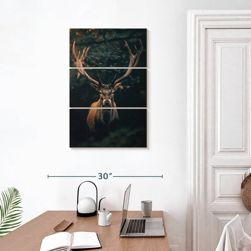 Brampt The Moody Deer, 32" H x 20" W