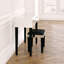 Amaris Mirrored 2 Drawers Corner Makeup Vanity Table with Stool-22336402