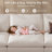 141.7" Modular Sectional Cloud Sofa with Extra-Deep 4-Seat and 4 Storage Ottomans for Living Room