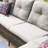  6-Person 97-inch Outdoor Wicker L-Shaped Patio Sectional with Cushions