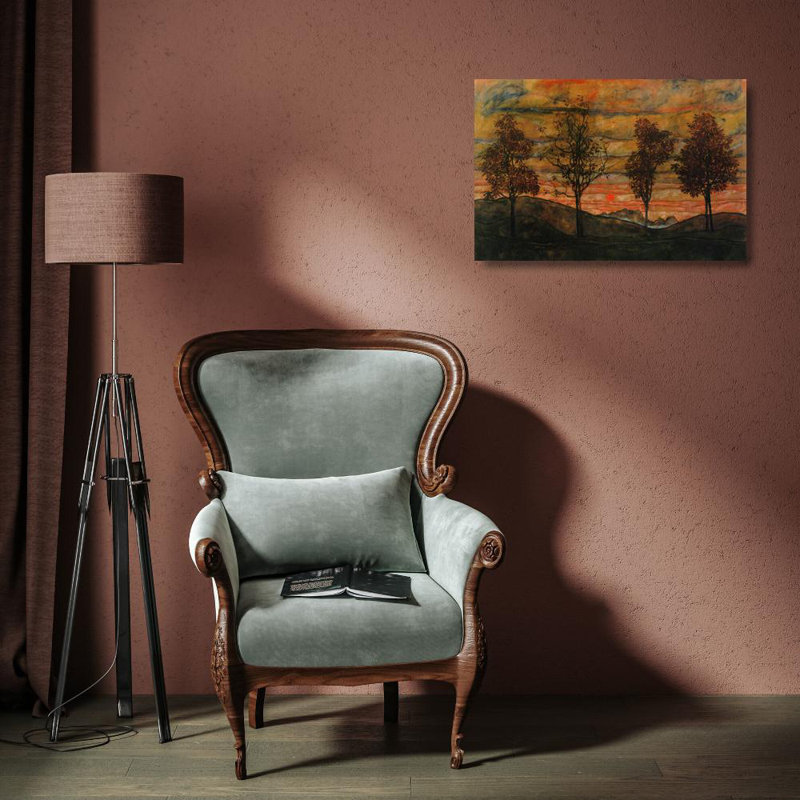 Four Trees, 12" H x 18" W