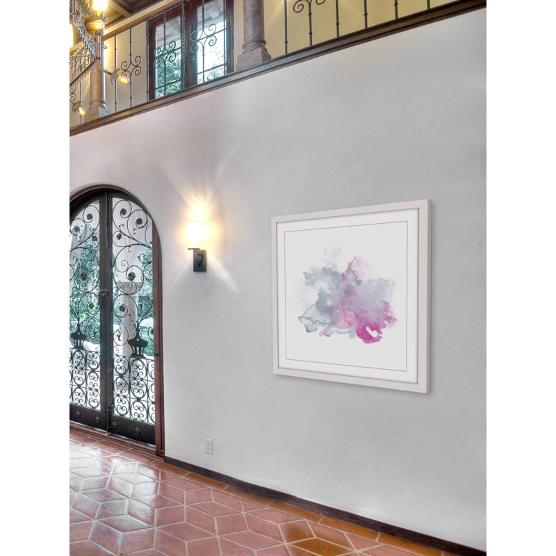 « the unfolding shape », reproduction d’art encadrée, H 12 po x l 12 po x P 1,5 po