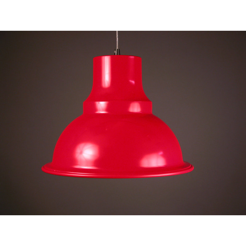 Cath 1 - Light Dome Pendant, Red