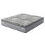 Matelas en mousse viscoélastique imprégnée de gel de refroidissement de 12 pouces, trait, relief, faible transfert de mouvement, eau, - avec cadre de base réglable, matelas gris et blanc avec revêtement de taille, base compatible, et-133710975