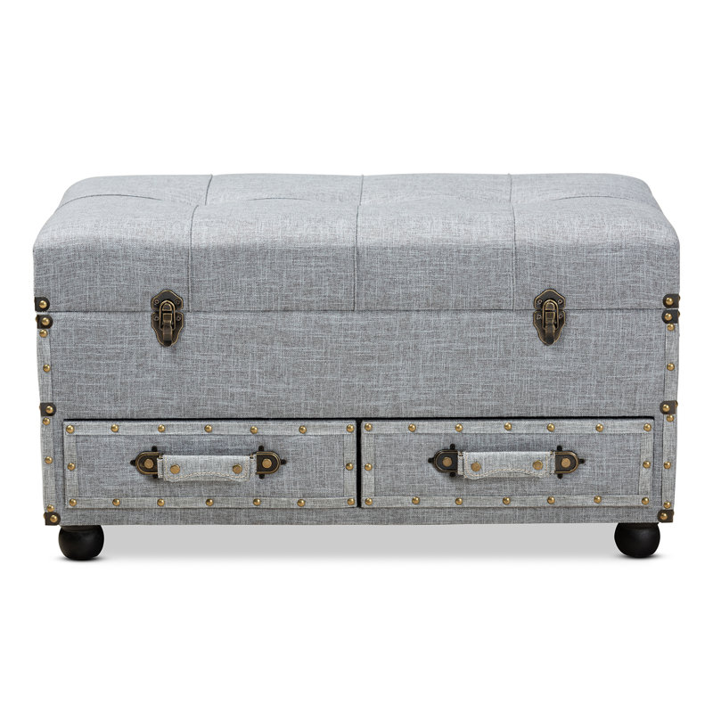 Arris Upholstered Ottoman