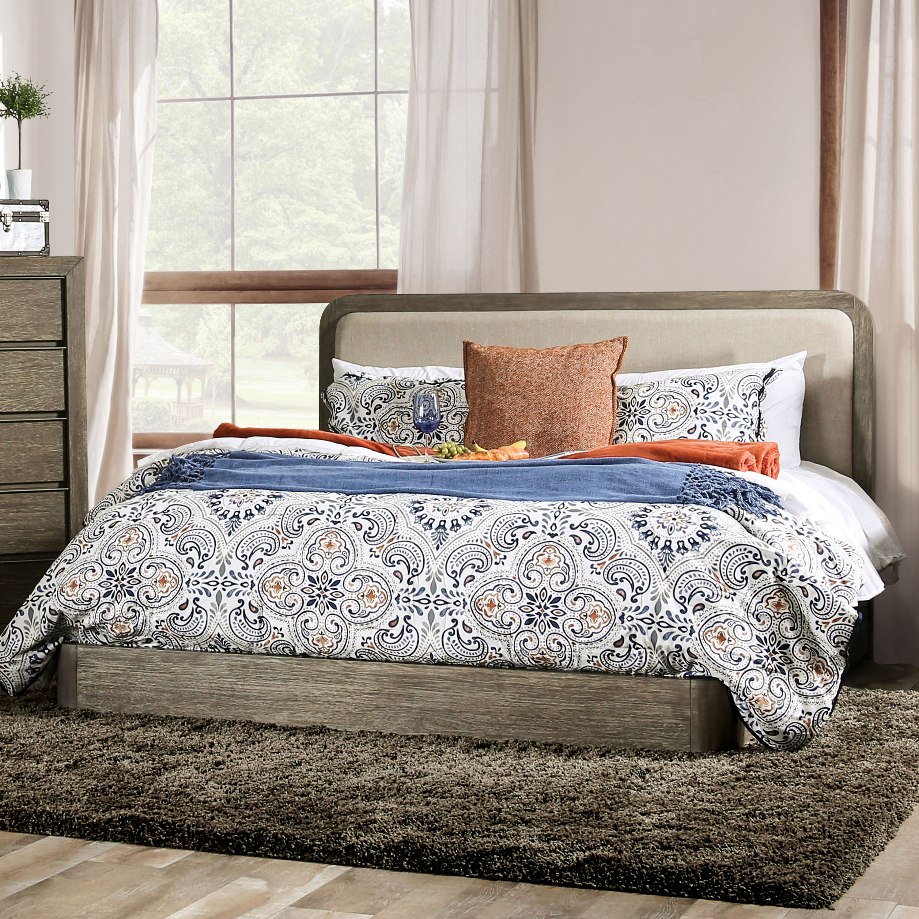 Gracie Oaks Sofina Upholstered Platform Bed Wayfair
