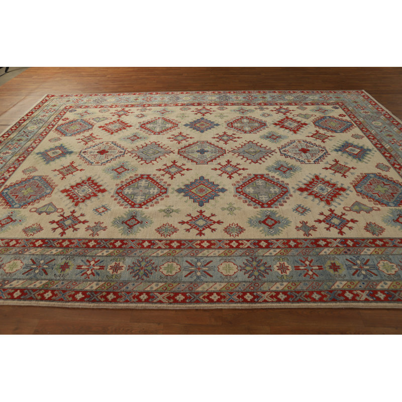 Vegetable Dye Kazak Oriental Area Rug