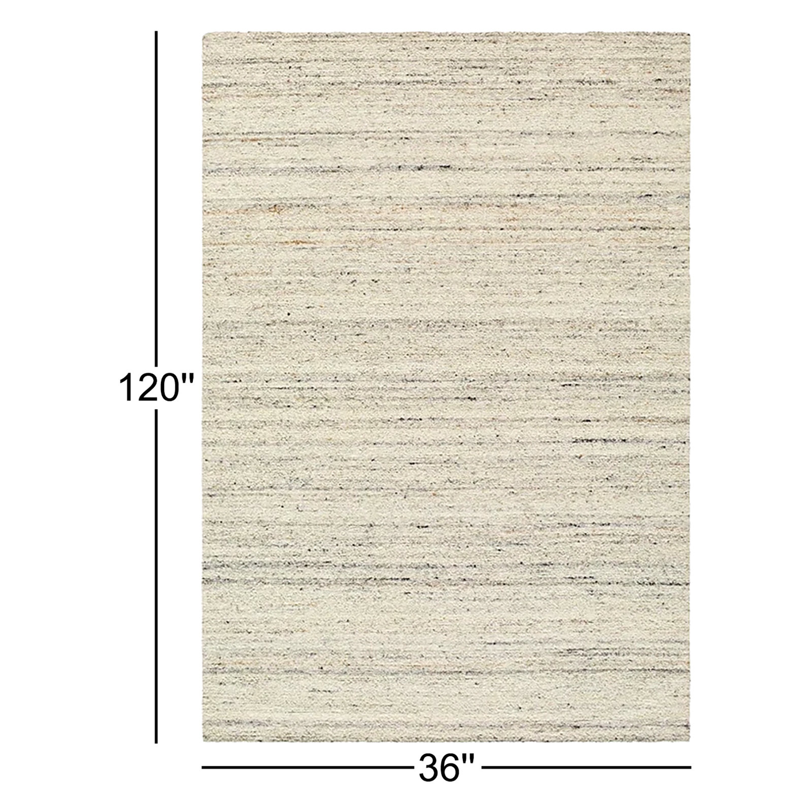 Isaak Hand Tufted Area Rug, Runner 3' x 10'