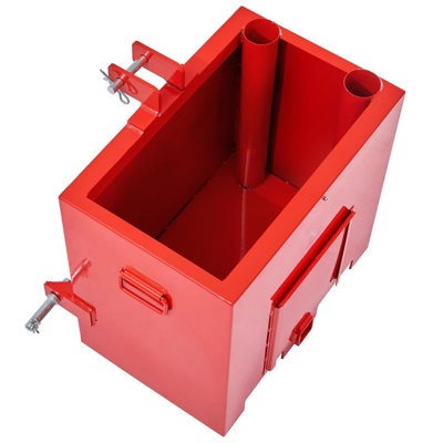 HeavyDuty 3Point Category 1 Tractor Ballast Box 800 lb Capacity 5 cuft Steel Loader Attachment 2 Quick Hitch Receiver Sliding Door Counter HeavyDuty 3Point Category 1 Tractor Ballast Box 800 lb Capacity 5 cuft Steel Loader Attachment 2 Quick Hitch Receiver Sliding Door Counter
