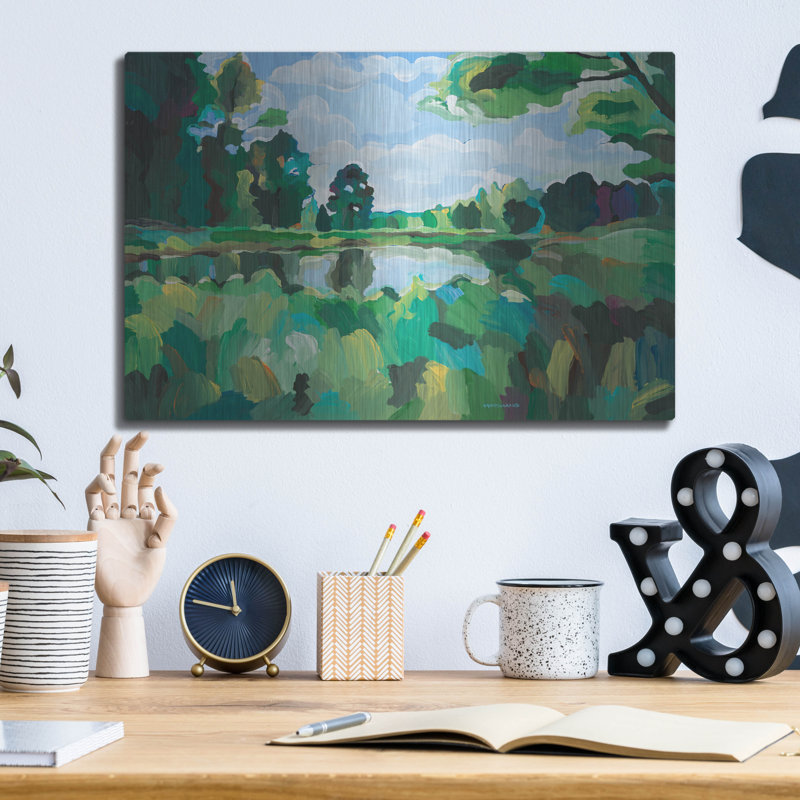 Bayou Life' by Hooshang Khorasani, Metal Wall Art, 12" H x 16" W