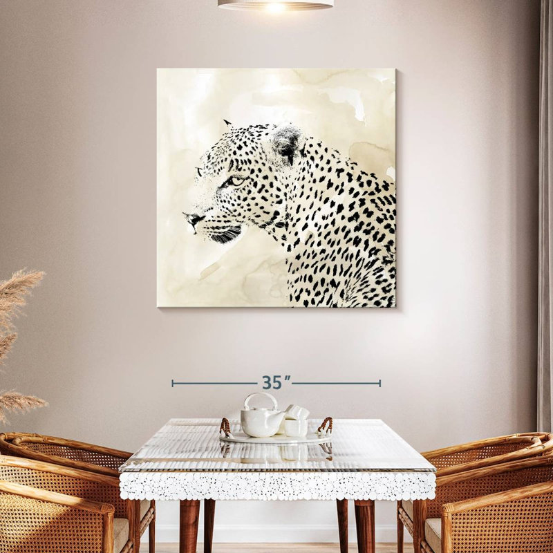 Brampt Leopard Spots III, 39" H x 39" W