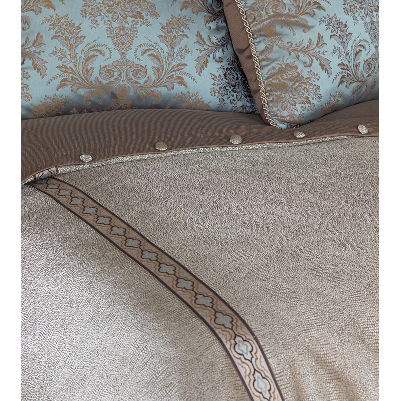 Monet Traditional Polyester Comforter, Cal. King Comforter, Hand-Tacked