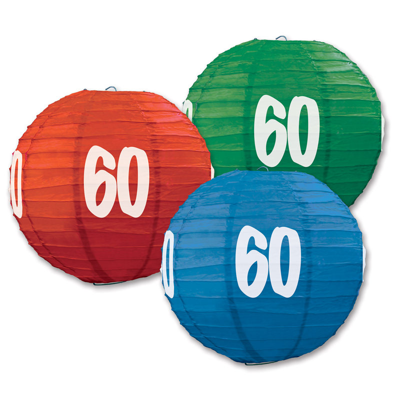 Lanternes en papier "60"