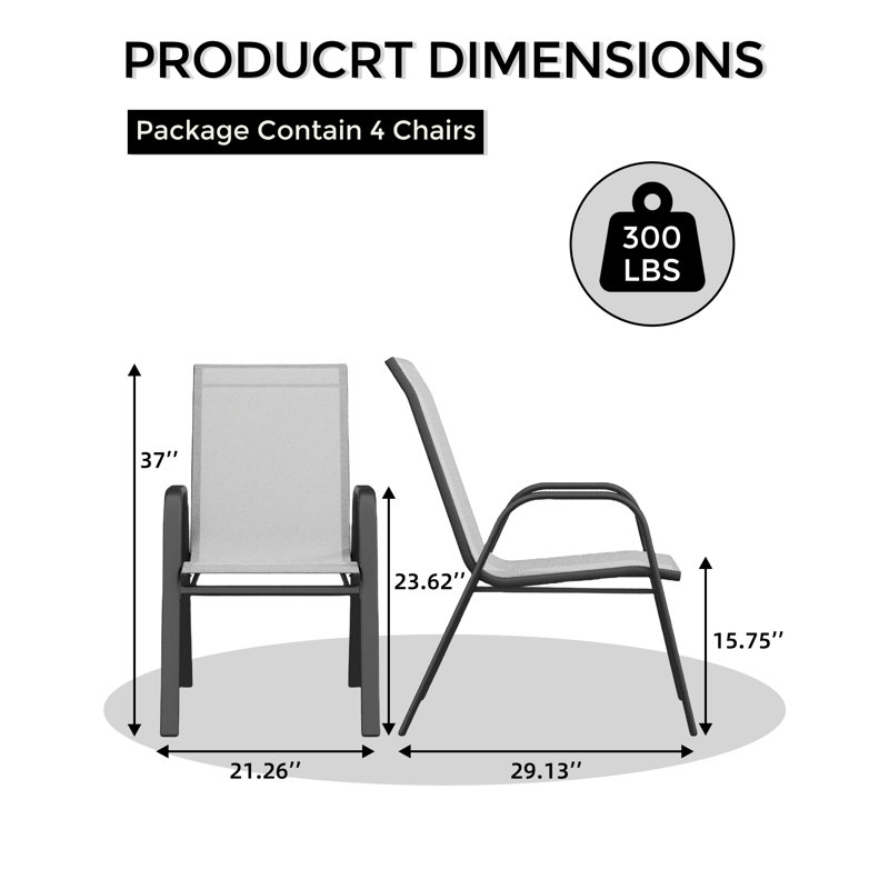 Armchair in Black, White