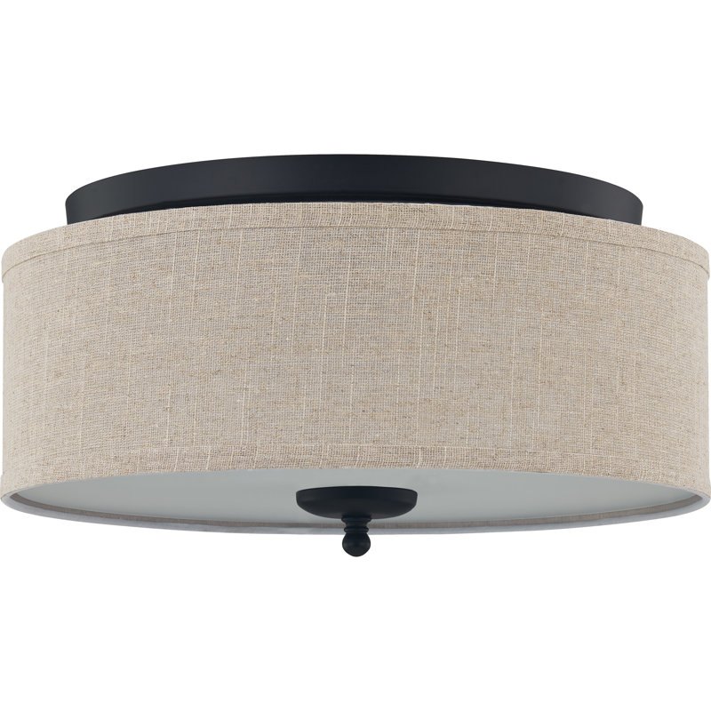 Plafonnier encastré noir mat 3 lumières Blanche, Beige