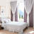 2 Panel Hollow-Out Stars Window Curtain Star Curtains for Bedroom Star Hollow Out Blackout Curtains for Room Decor Double Layer Cut Out Window Curtains 39.5W x 80L-474649122