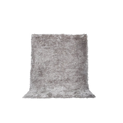 Analia Solid Colour Shag Area Rug