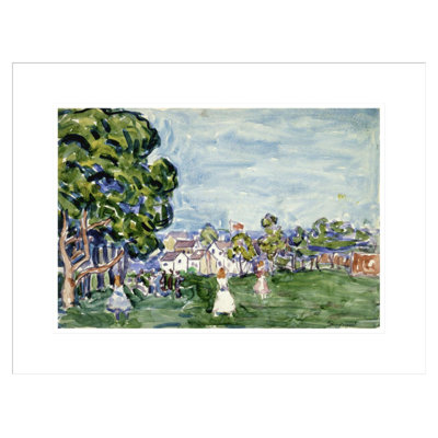 Summer Day New England by Maurice Brazil Prendergast -Framed Giclee Print