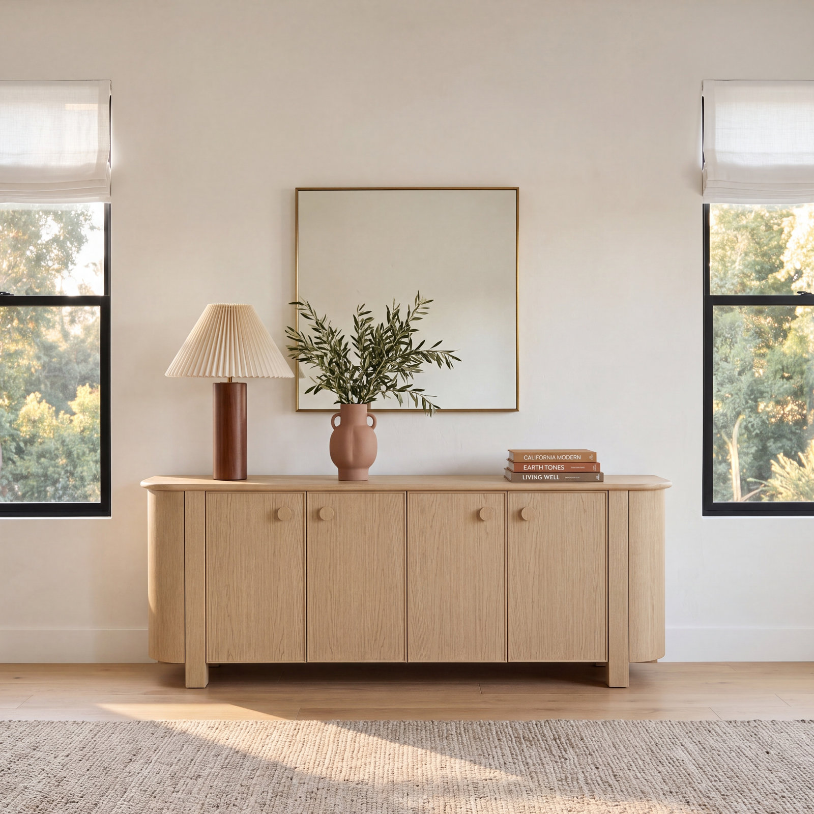 Loren 90'' Sideboard, Brown
