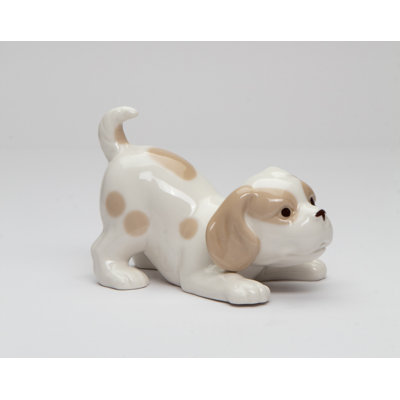 Playful Dog Figurine- 3 3/4"H