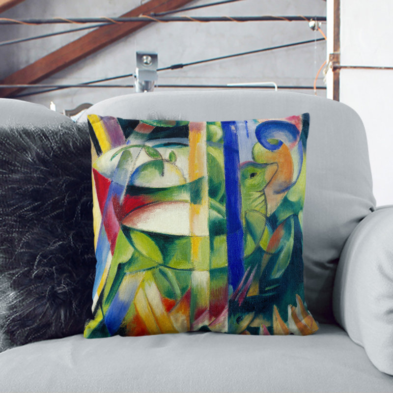 Square Cushion, 40cm H x 40cm W x 15cm D, Stone