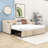 Twin Velvet Daybed with Pop-Up Twin Trundle-992191071