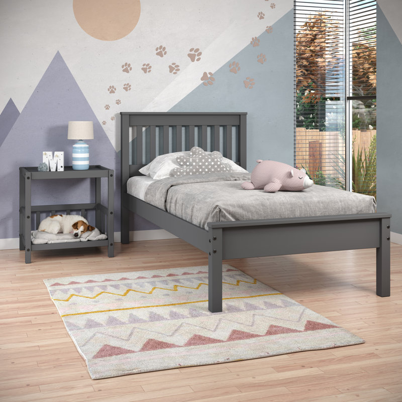 Lit pour animal de compagnie avec table de bout Obyrne Contempo Mission, Gris
