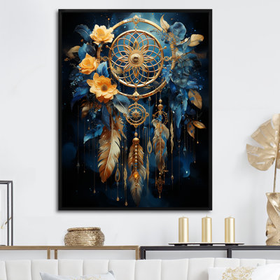 Miroir noir et bleu