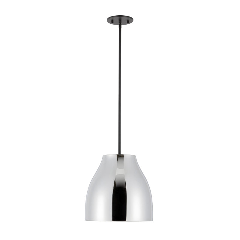 1 - Light LED Pendant, Chrome