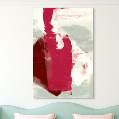 « magenta abstract 2 », impression sur verre